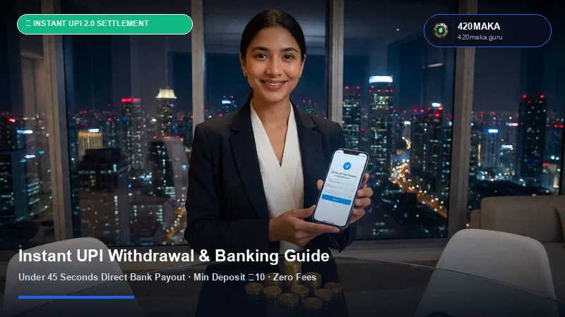 420MAKA Instant UPI Withdrawal & ₹100 INR Deposit Tutorial
